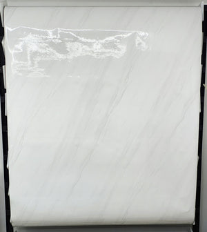 TEXTURA TIPO MARMOL BLANCA BRILLANTE SUAVE 120cm DEKOADHESIVO