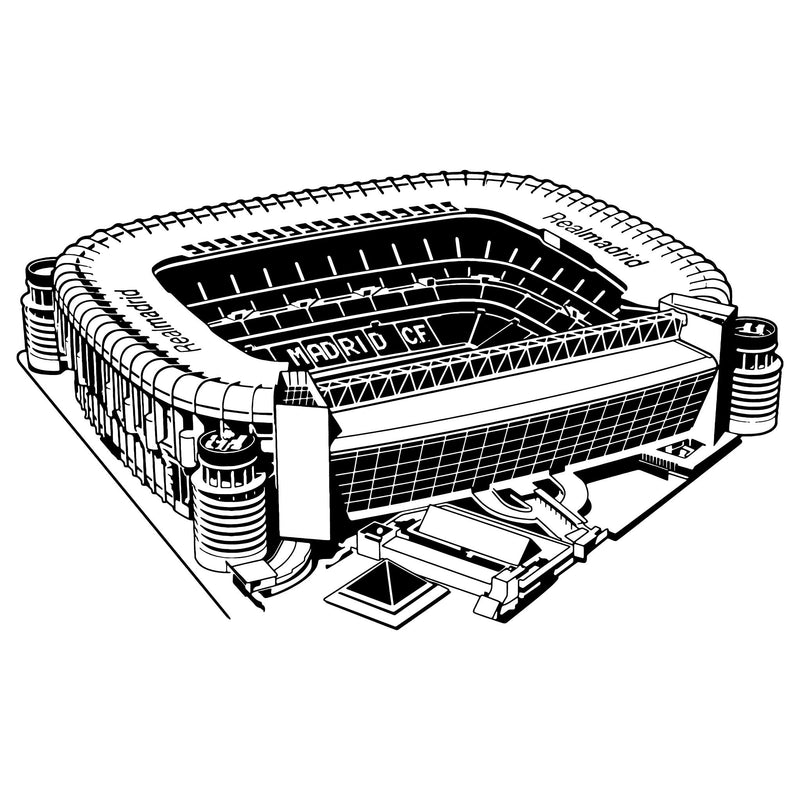 VINILO DECORATIVO ESTADIO SANTIAGO BERNABEU DEKOADHESIVO – Dekoadhesivo