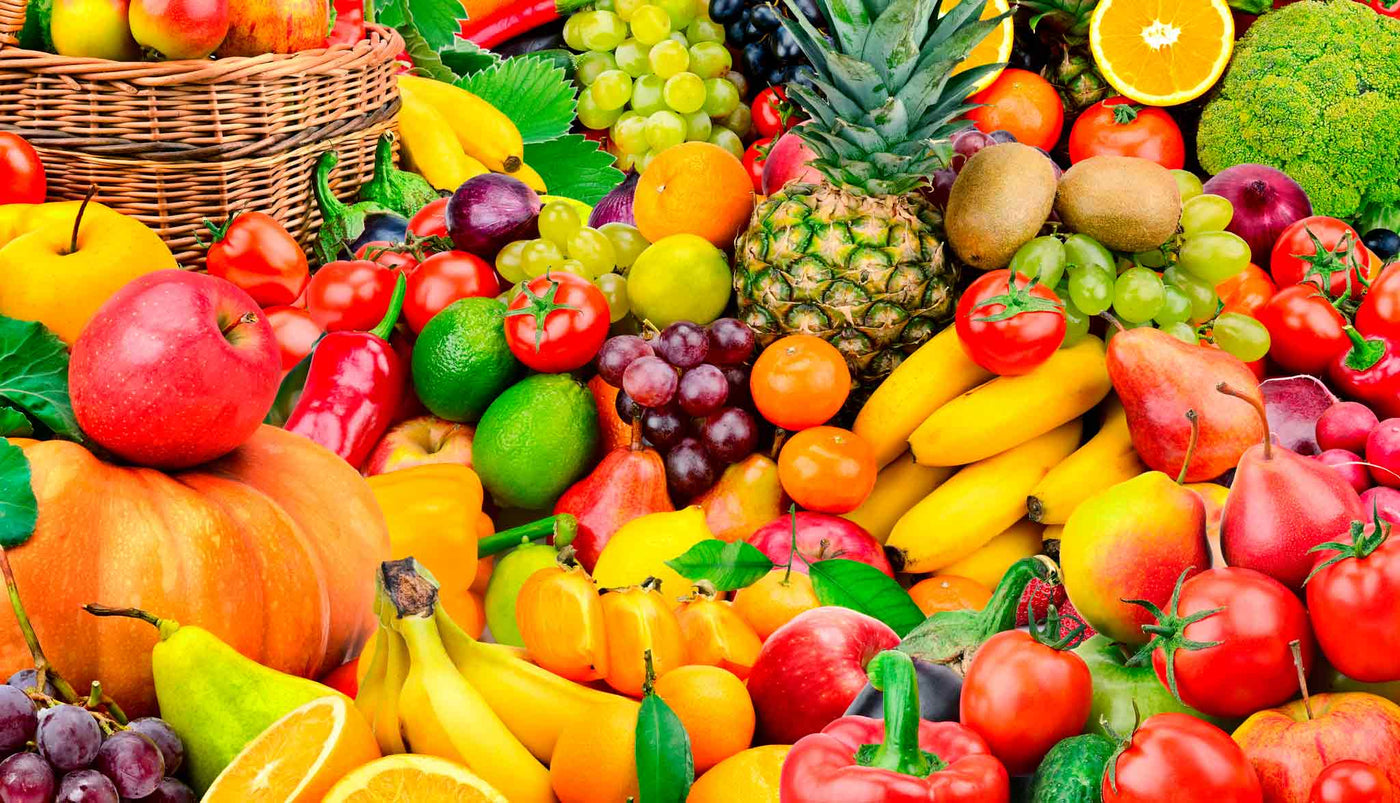 vinilo para cocina imagen verduras y frutas - Murales de pared
