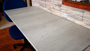 PAPEL TAPIZ TEXTURA TIPO MADERA ROBLE GRIS